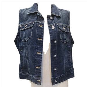 CHICO'S Stylish Denim Vest